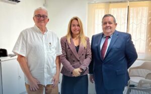 Alcimor Aguiar, Darlene Braga e Francisco Beserril