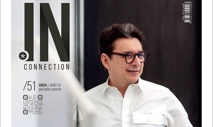 Última revista IN Connection de 2024 traz na capa o arquiteto Racine Mourão