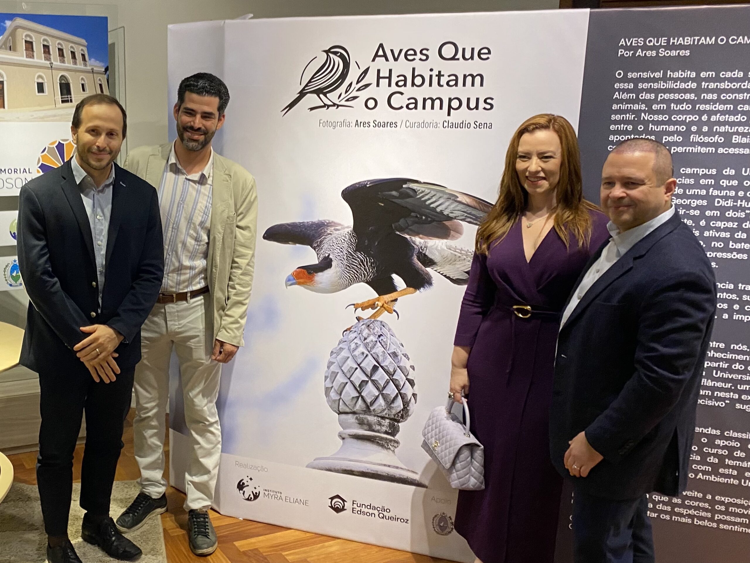 Memorial Edson Queiroz recebe exposição sobre aves cearenses até sábado (7) Memorial Edson Queiroz recebe exposição sobre aves cearenses até sábado (7)