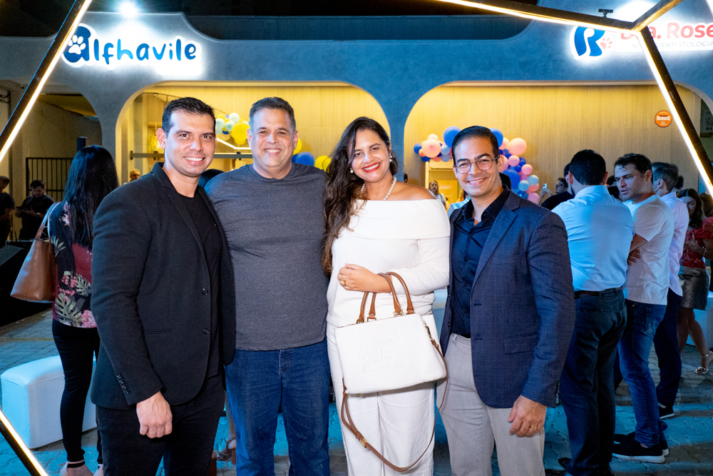 Kadu Baracho, Frank Borges, Aline Oliveira E Alberto Jorge