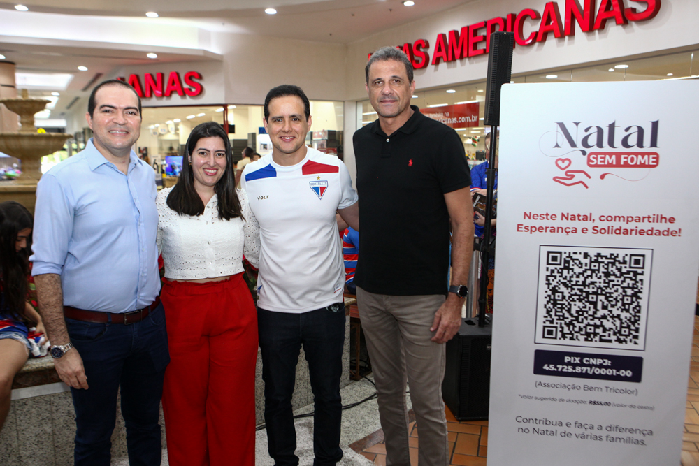 Fortaleza Esporte Clube lança ponto de doação da Campanha Natal Sem fome no Iguatemi Bosque Fortaleza Esporte Clube lança ponto de doação da Campanha Natal Sem fome no Iguatemi Bosque