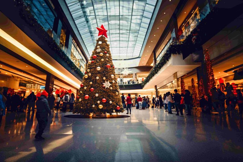 Natal, Shopping Center, Comércio, Varejo, Consumidores, Vendas Foto Freepik