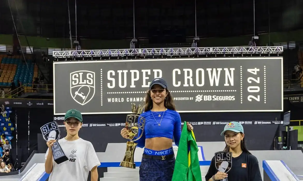 Rayssa Leal faz história e se torna tricampeã mundial na Liga de Skate Street