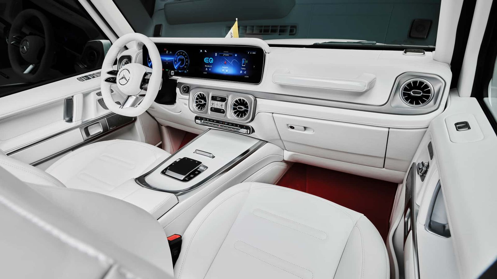 Papamóvel 100% elétrico da Mercedes-Benz