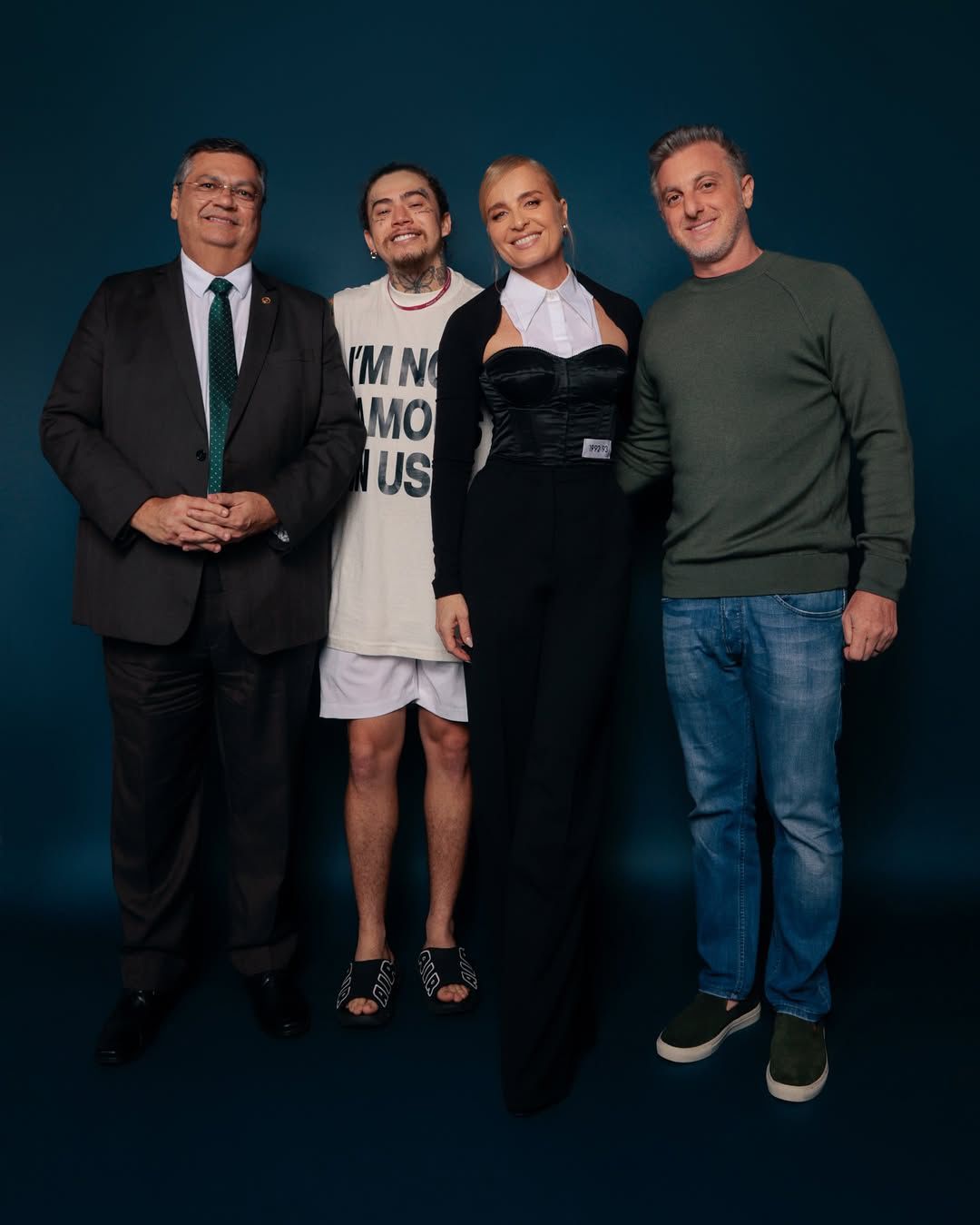 Flávio Dino, Winderson Nunes, Angélica e Luciano Huck