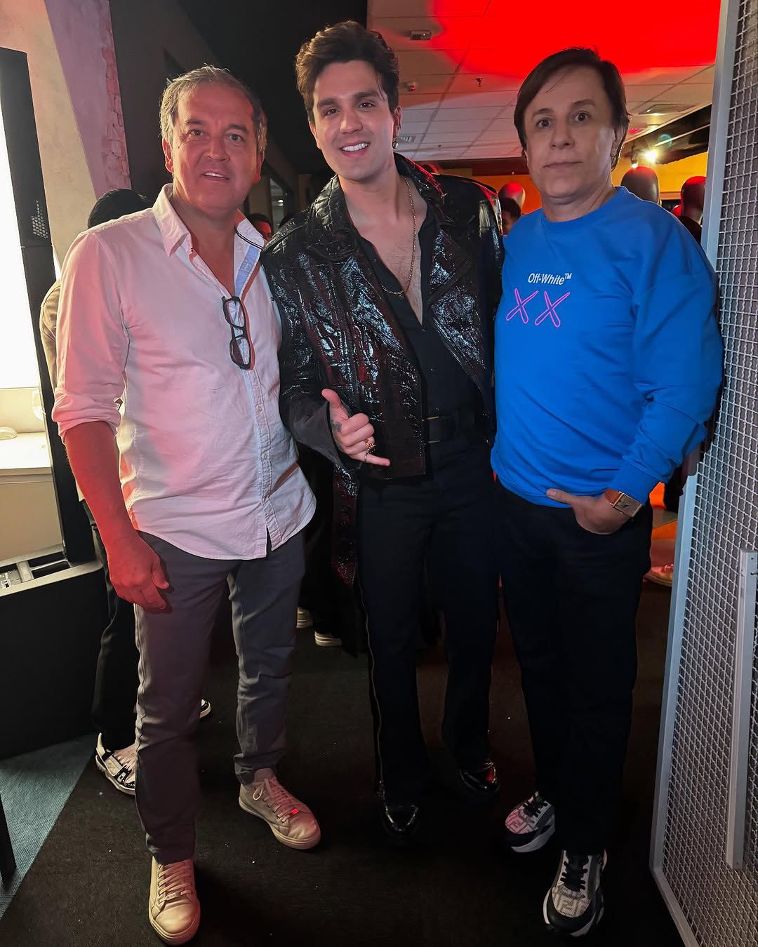 Tom Cavalcante, Luan Santana e Amarildo Domingos