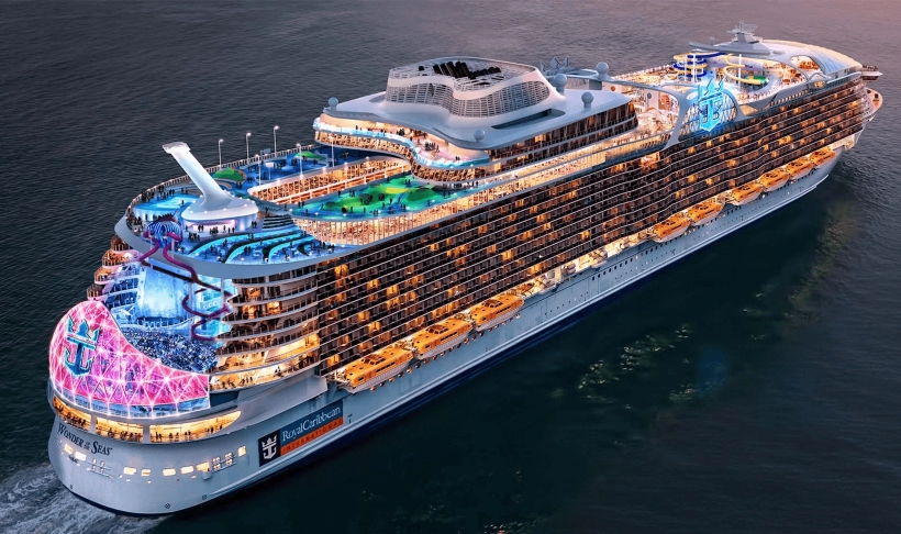 Royal Caribbean registra lucro de US$ 600 milhões no 4º trimestre e aumenta projeção para 2025