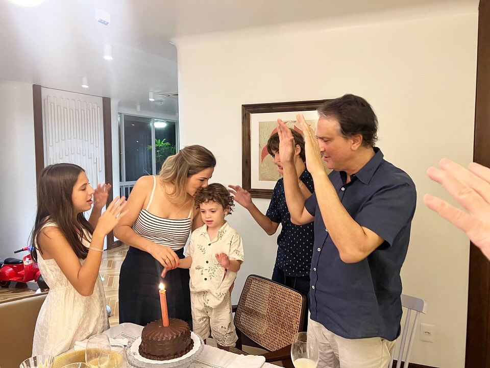 Onélia Leite Santana, Camilo Santana, Luísa, Pedro E José (2)