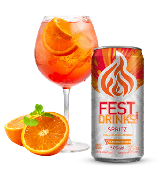 Fest Drinks by Itaipava lança bebida pronta no sabor Spritz sem glúten