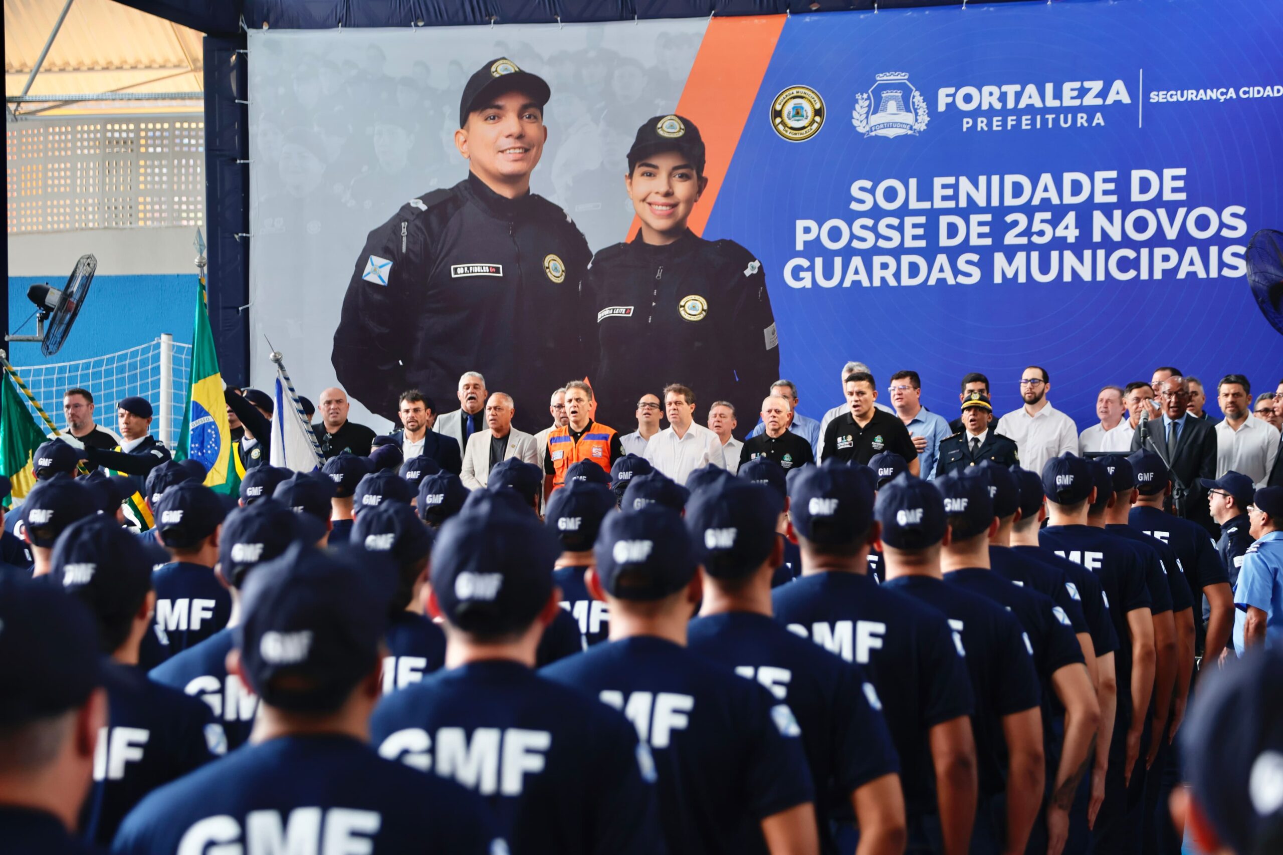 Evandro Leitão, Guarda Civil Minicipal Foto Beatriz Boblitz
