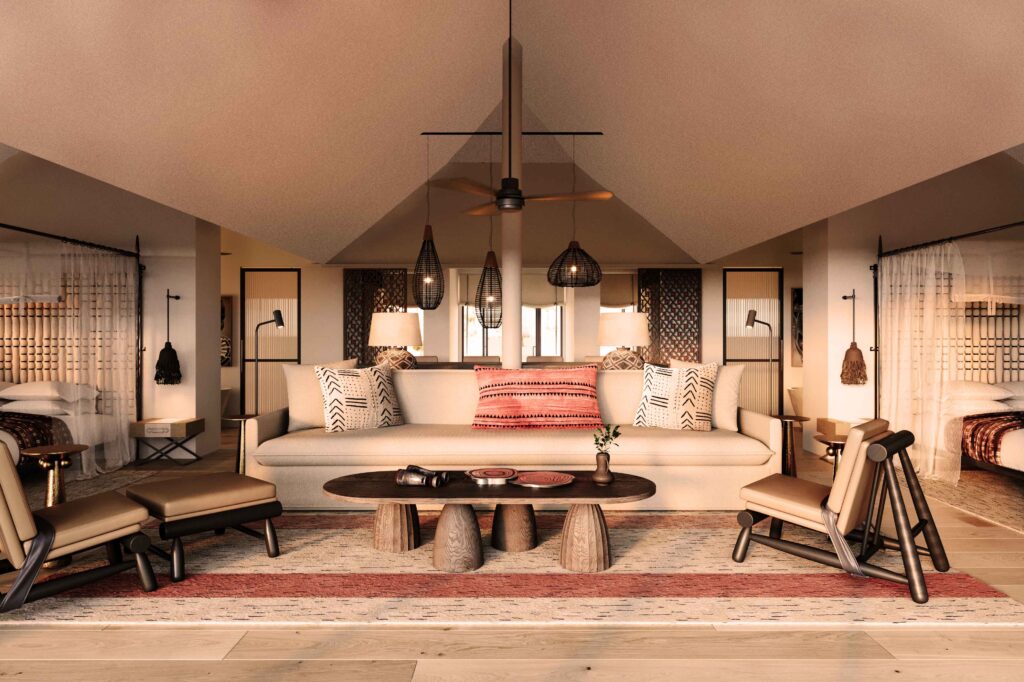 Mahali Mzuri Renderings Family Tent