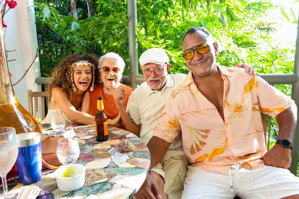 Aline Borges, Mariano Borges, Maria Helena Borges E Roberto Gomes Borges