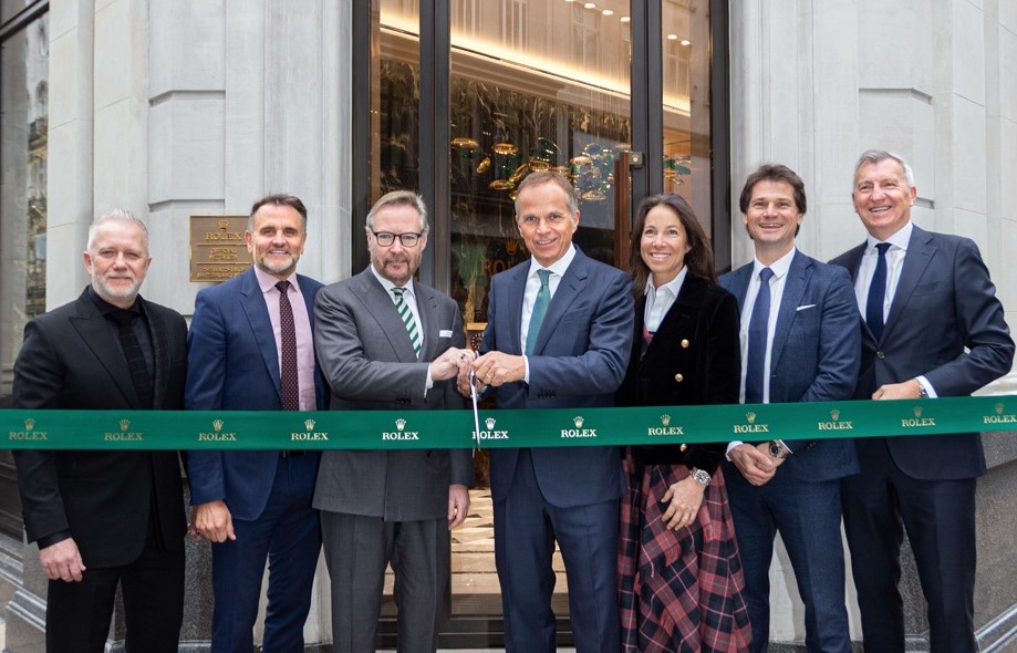 Rolex inaugura sua maior boutique da Europa em Londres Rolex inaugura sua maior boutique da Europa em Londres