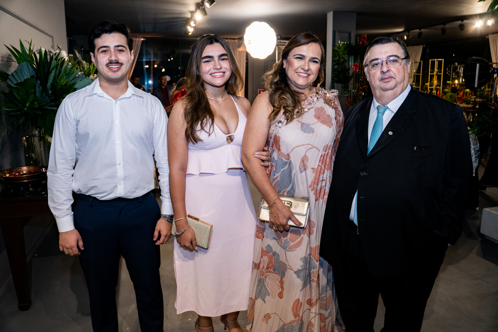 Gabriel Hamawe, Marina Rodrigues, Berlene Rodrigues E André Negreiros