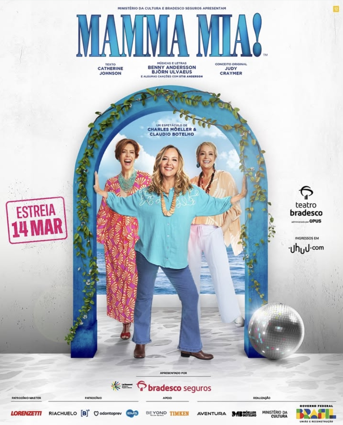 Musical “Mamma Mia” estreia em São Paulo