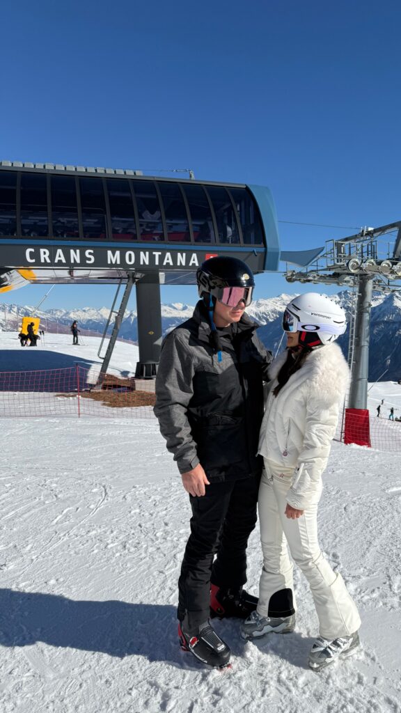 Joaquim Araújo E Lara Romcy Em Crans Montana