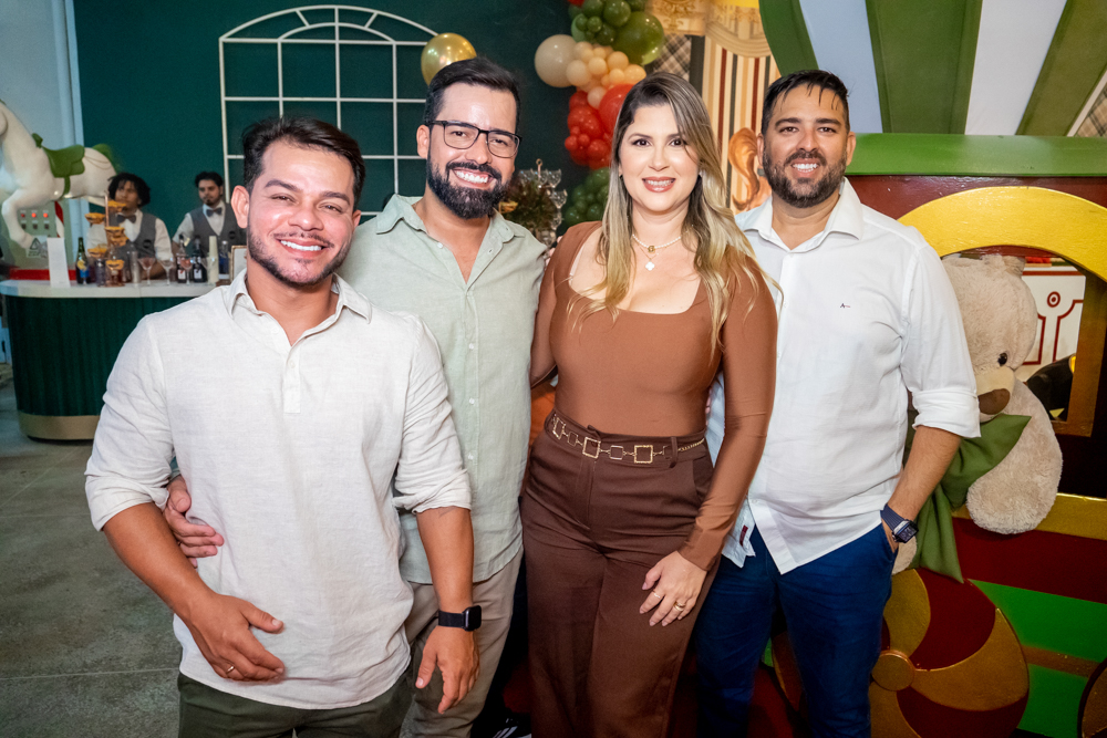 Juca Vasconcelos, Nadiel Júnior, Alana Moura E Giles Moura