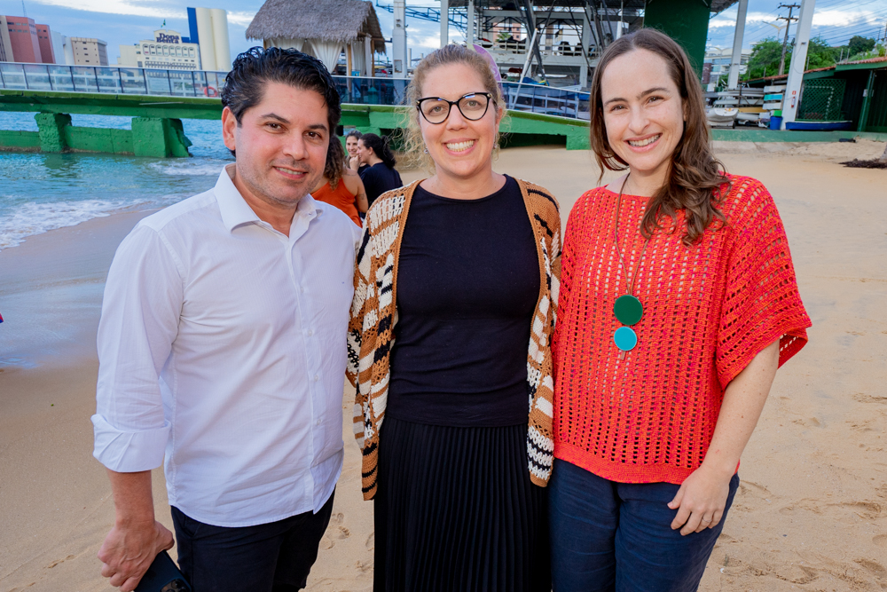 Pompeu Vasconcelos, Ticiana Rolim E Bia Fiuza
