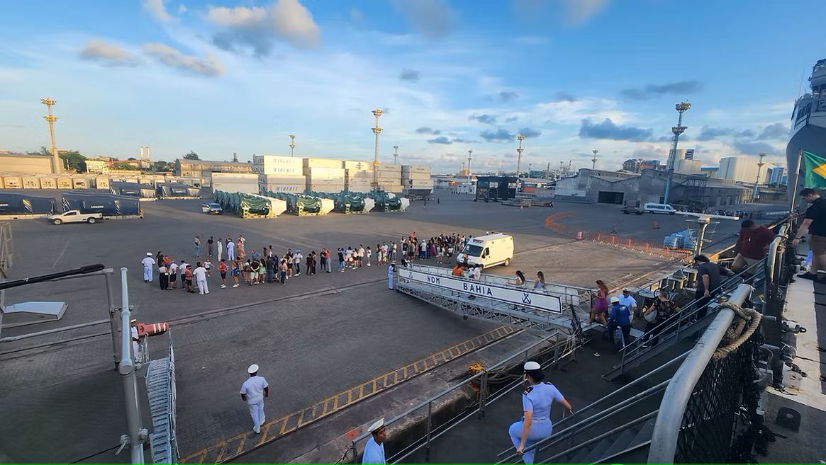 Porto de Fortaleza registra recorde de visitantes no fim de semana