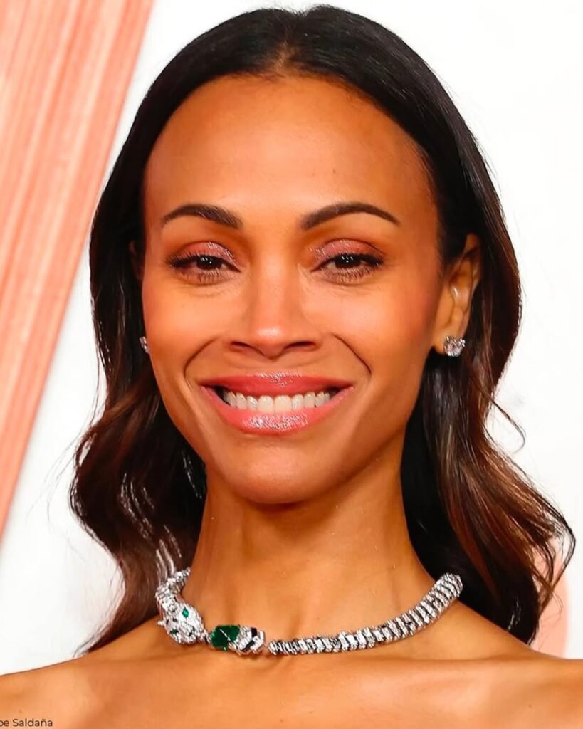 Zoe Saldana In Cartier