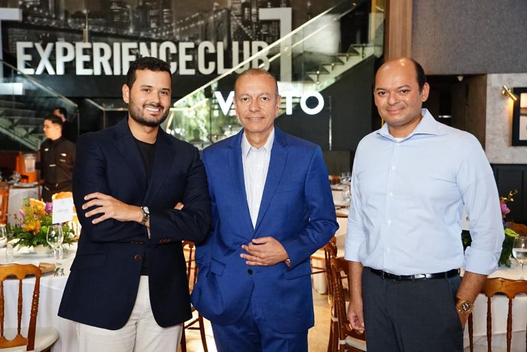 André Farias, Ceo Do Experience Club Nordeste, Marcelo Noronha, Ceo Do Bradesco, E Otilio Ferreira, Experience Club Fortaleza Foto Douglas Filho