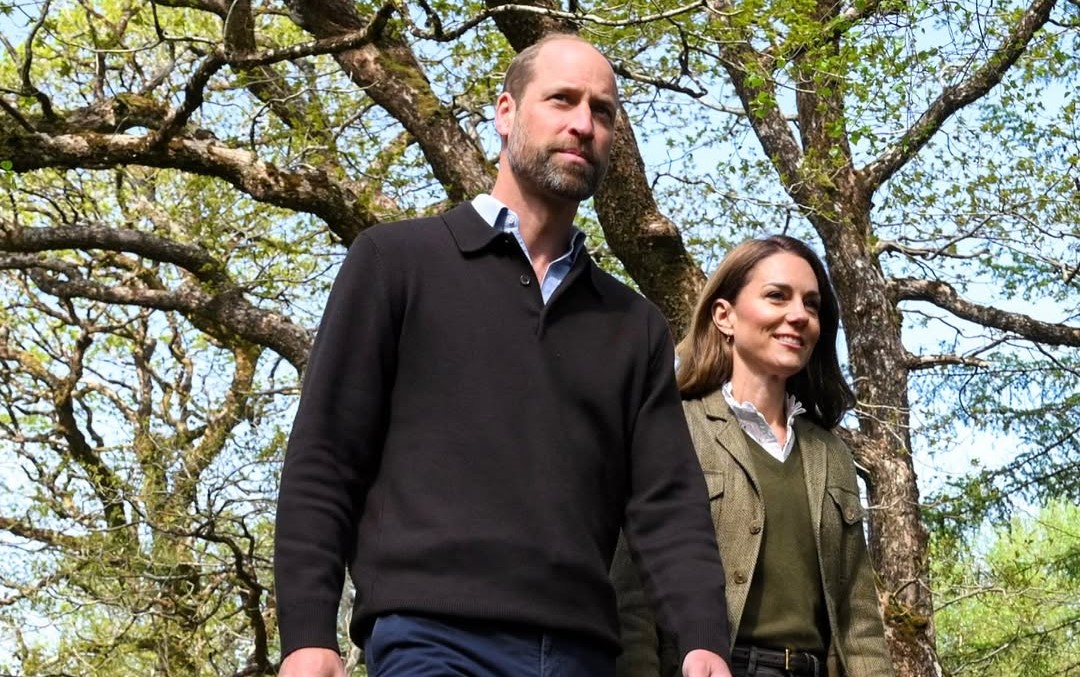 Príncipe William e Kate Middleton compartilham fotos de viagem à Escócia