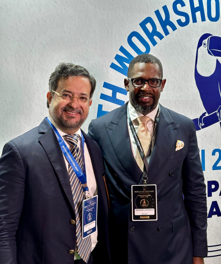 Dr. Márcio Crisóstomo E O Dr. Emorane Lupanzula (bélgica), Presidente Do Wfi