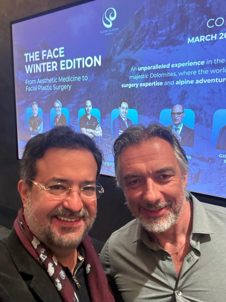 Dr. Márcio Crisóstomocom O Dr. Michele Pascali, Cirurgião Italiano Organizador Do Evento