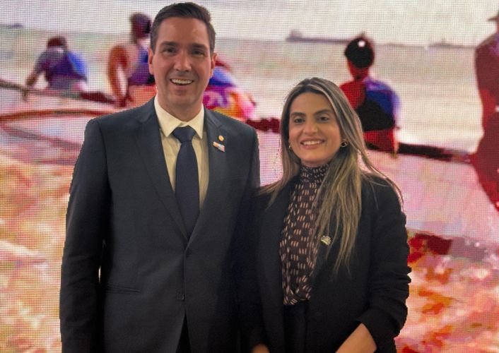 Eduardo Bismarck E Denise Carrá, Secretária Do Turismo De Fortaleza