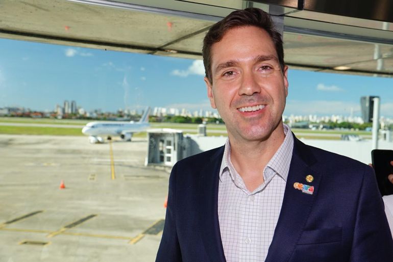 Edurado Bismarck No Voo Inaugural Air France Fortaleza Caiena