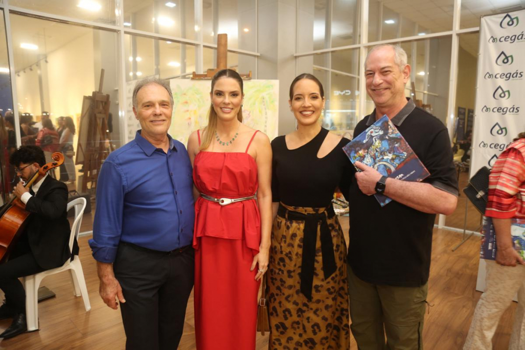 José Carlos Pontes, Renata Guimarães, Giselle Bezerra E Ciro Gomes
