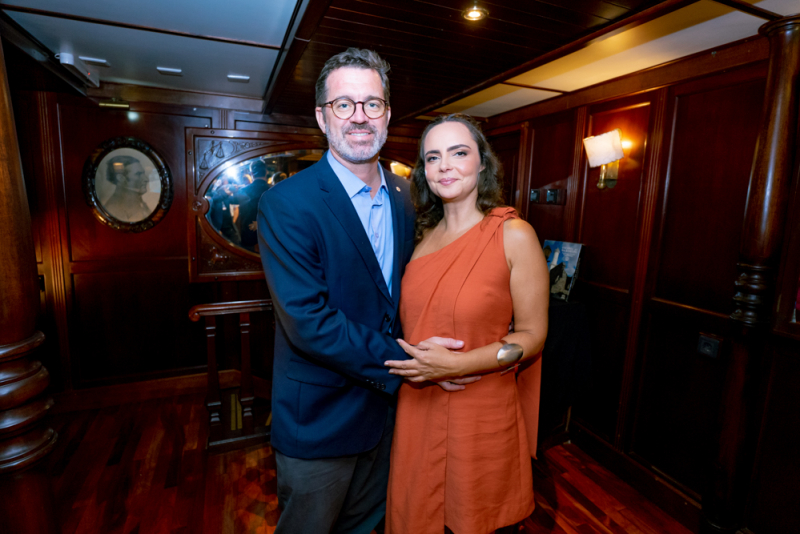 A Bordo - Veleiro-escola Capitán Miranda recebe convidados no Porto do Mucuripe durante escala em Fortaleza