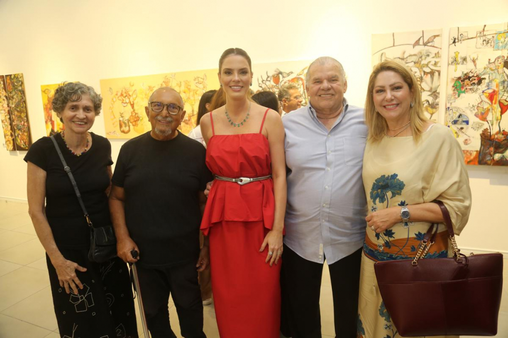Lucia E Roberto Galvão, Renata Guimarães, Carlos Juaçaba E Raquel Philomeno