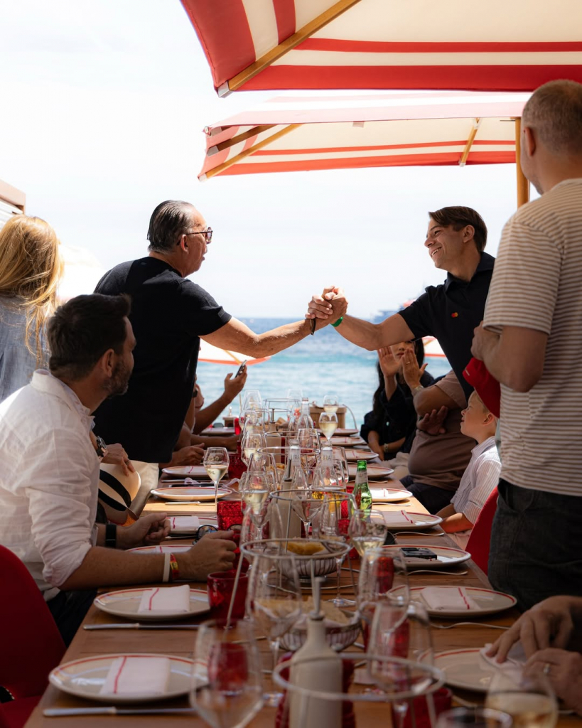 Almoço Com Galvão Bueno E Augusto Farfus Jr.