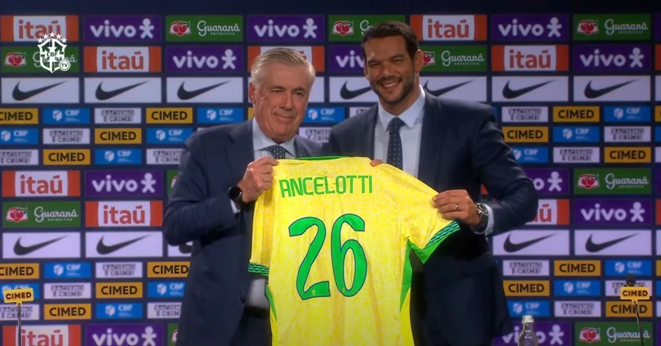 Ancelotti estreia na Seleção Brasileira e convoca Casemiro; Neymar fica fora