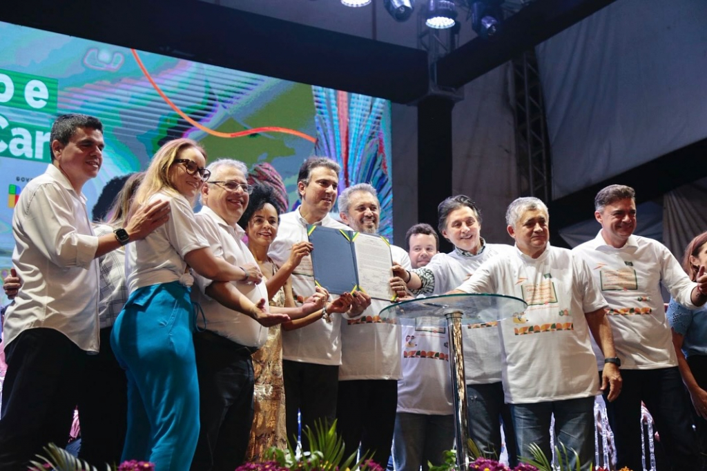 Camilo Santana E Autoridades Políticas No Cariri