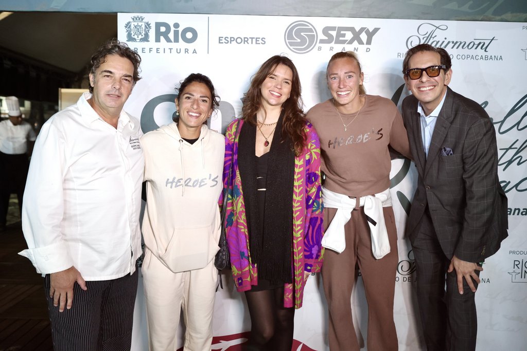 Chef Jérôme Dardillac, Ninny Valentini,giulia Gasparri, Jeannine Crepon E Netto Moreira