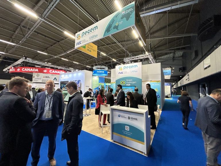 Estande Do Complexo Do Pecém Na World Hydrogen 2025 Foto Divulgação