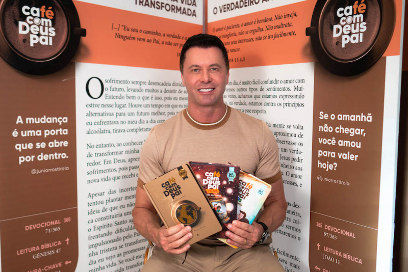 Junior Rostirola, Autor Do Best Seller Café Com Deus Pai