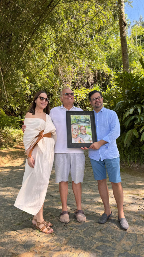 Manoela Crisóstomo, Hélcius Pitanguy, Márcio Crisóstomo