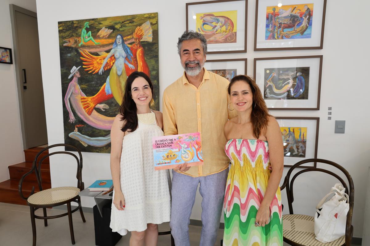 Manoela Queiroz Bacelar e Fernando França lançam livro infantil na Artesano Casa Galeria