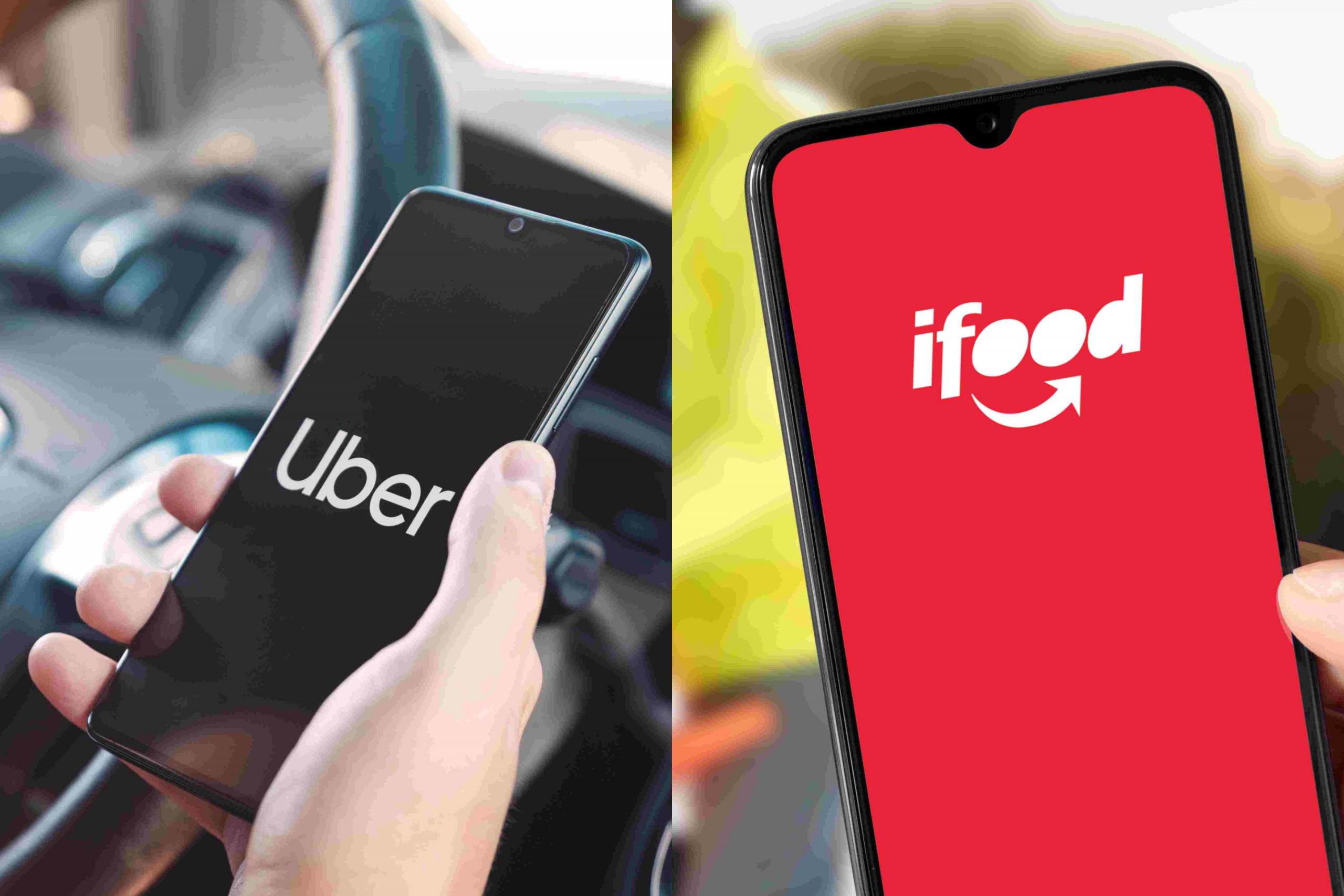 iFood e Uber selam parceria inédita no Brasil e integram serviços em seus apps