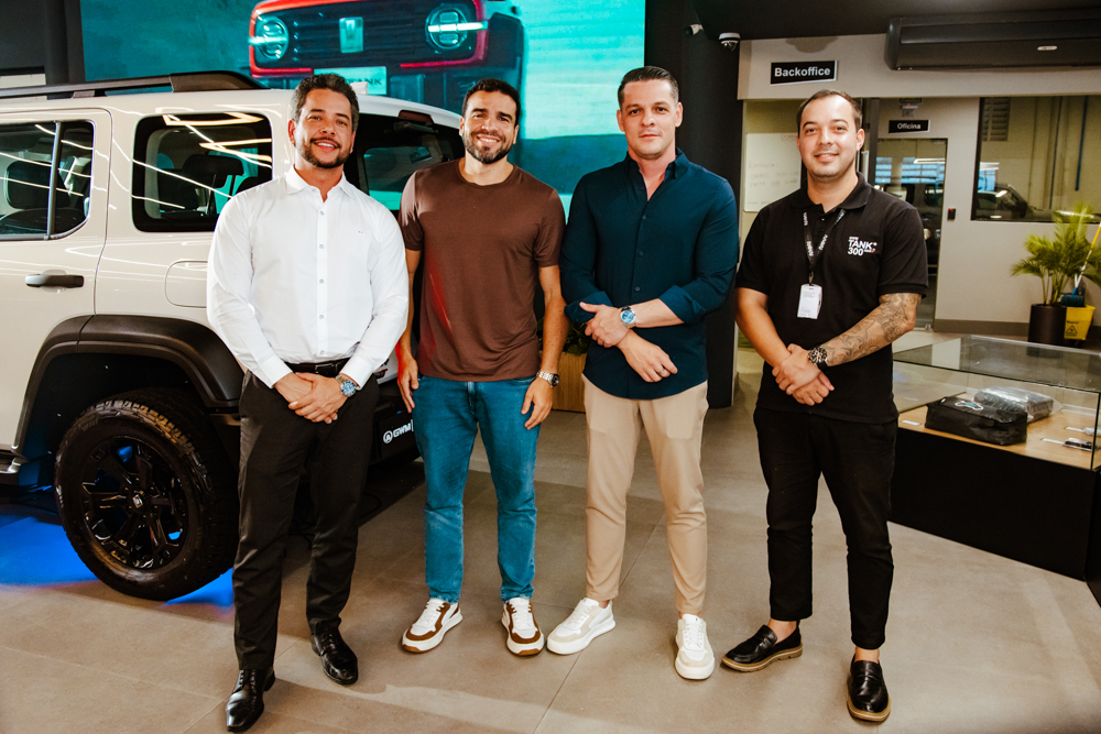 Alexandre Arraes, Thiago Colares, Saulo Parente E James Santos