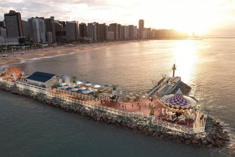 Gestão de Fortaleza dá seguimento a estratégias de qualificação turística e libera obra do Píer Ideal