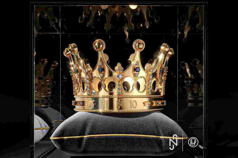 Coroa De Ouro Em Celebrabração A Neymar Jr.