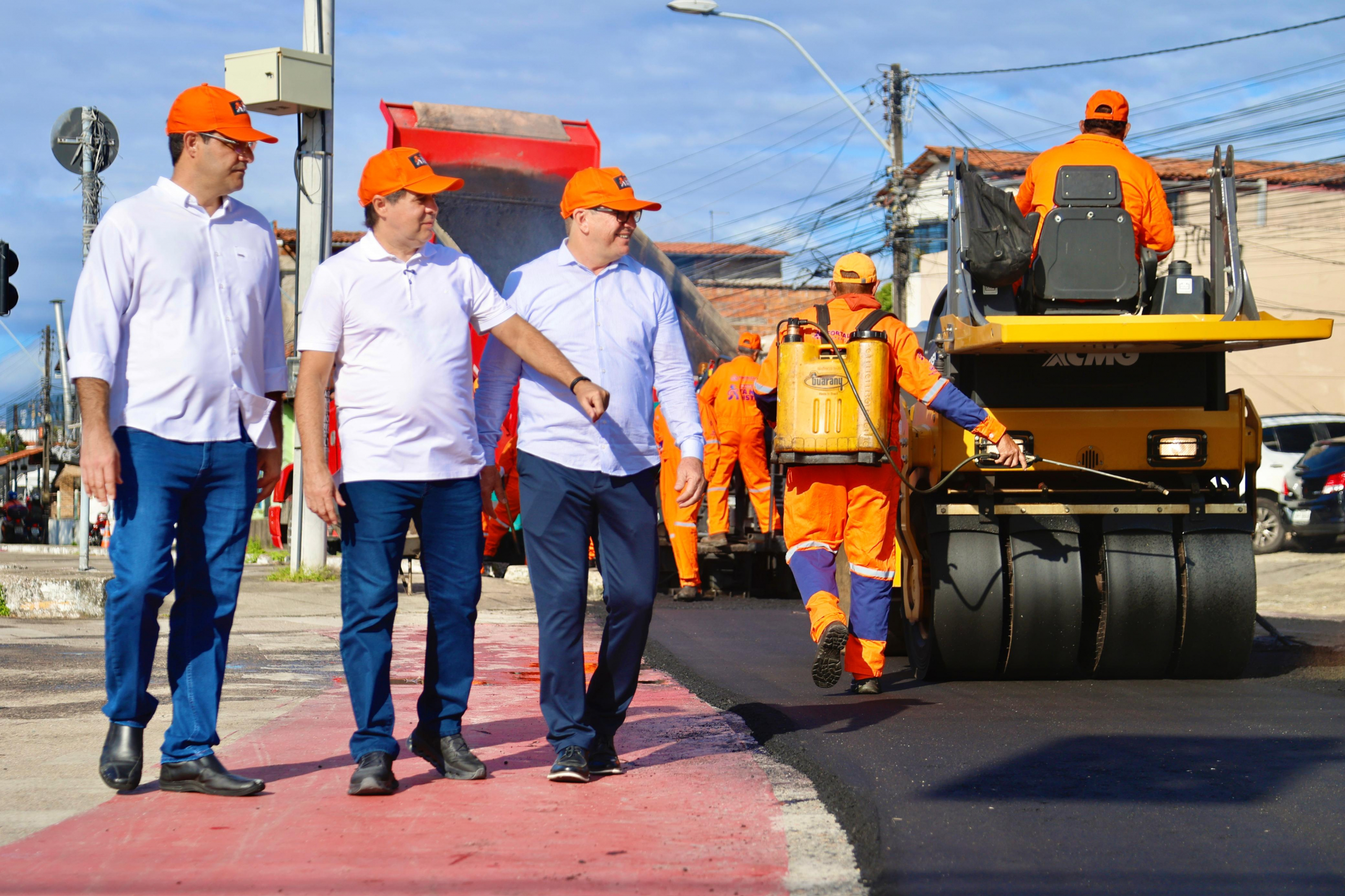 Evandro Leitão lança programa “O Trabalho Tá na Pista” para recuperar 100 km de vias urbanas