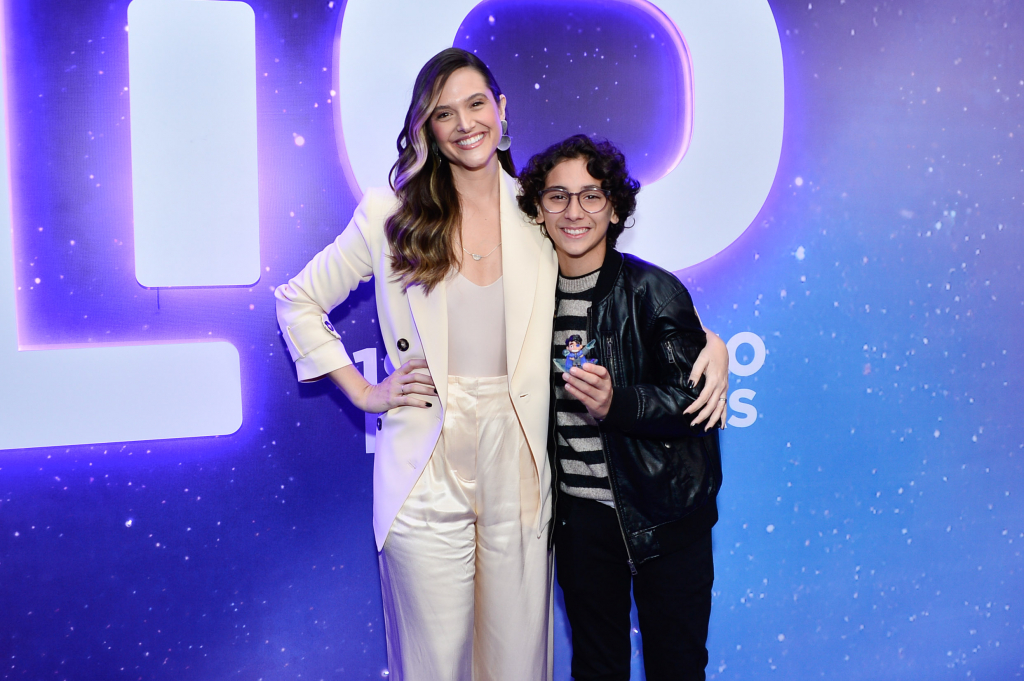 Juliana Paiva e Lorenzo Tironi na pré-estreia de Elio. Foto: Eduardo Martins/ Brazil News