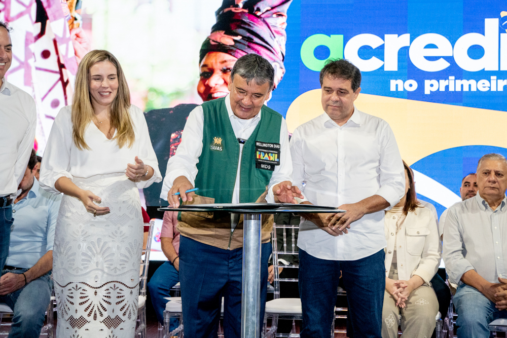 Jade Romero, Wellington Dias E Evandro Leitão