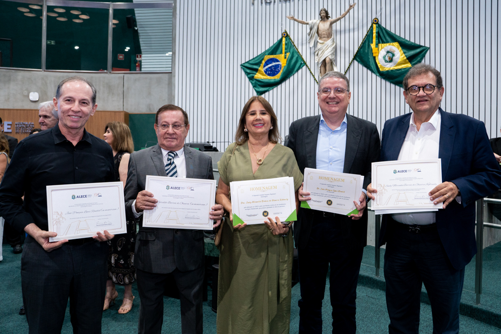 Randal Pompeu, Álvaro Andarde, Suely Kubrusly, Luiz Fernando Mota E Francisco Kubrusly
