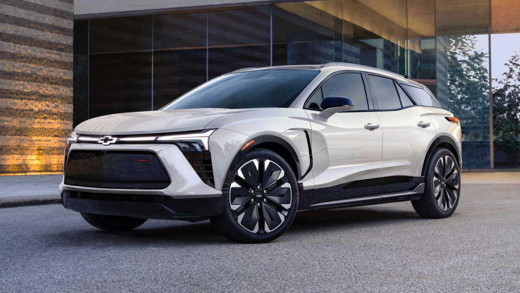 2024 Chevrolet Blazer Ev Rs Exterior Front Three Quarter View